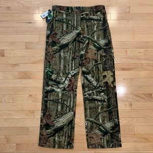 New Mossy Oak Men’s Medium Camouflage Pants Camo Hunting Cotton Brushed Twill